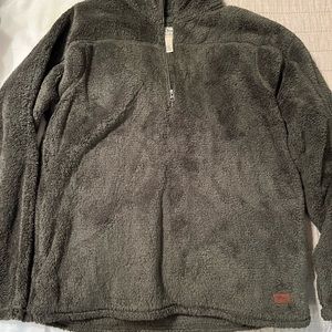 L.L Bean Sherpa pullover quarter zip